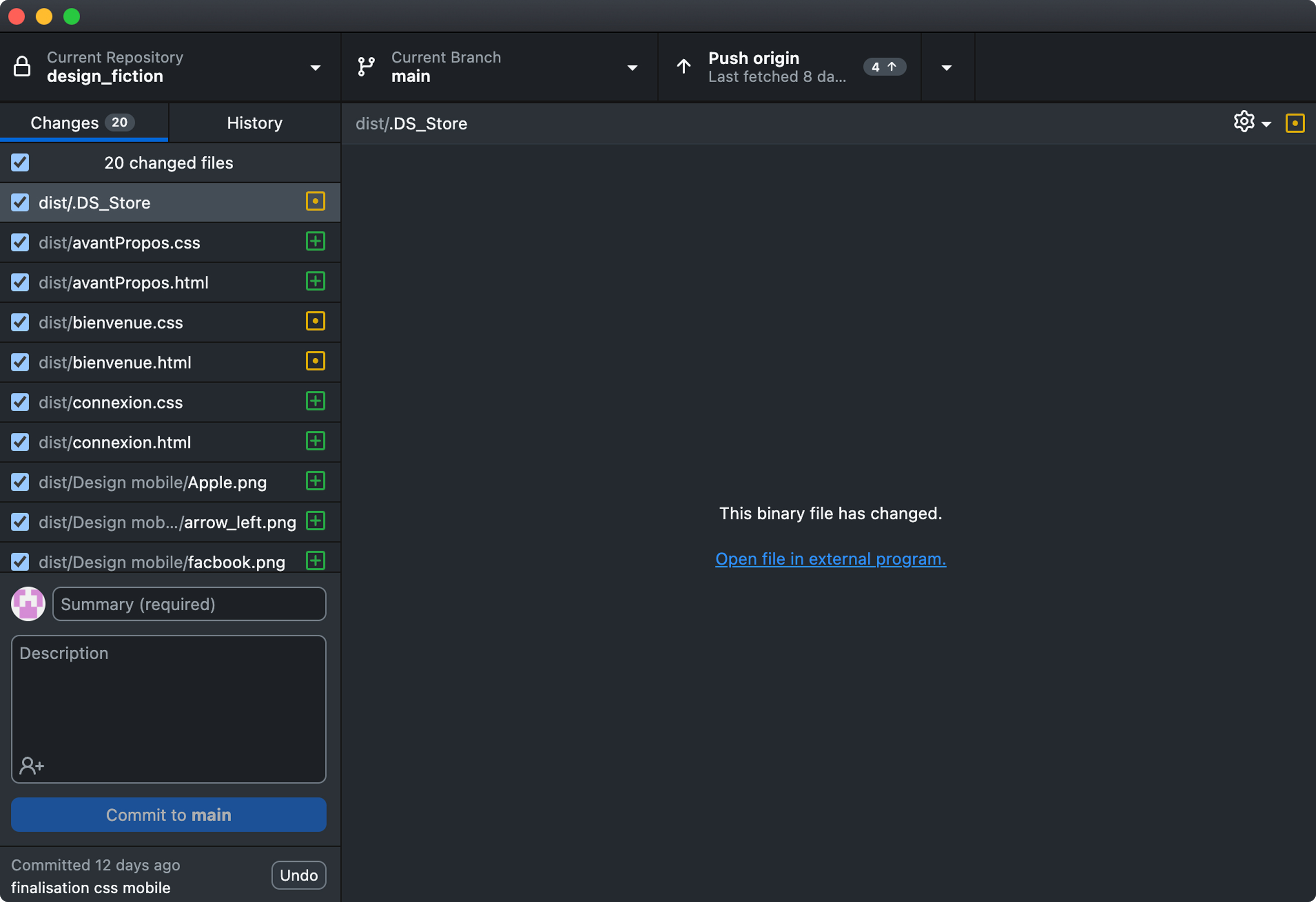 C'est une image qui présente l'interface de github pour montrer la plateforme qu'on utilise pour les git.